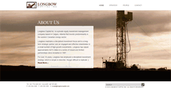 Desktop Screenshot of longbowcapital.com